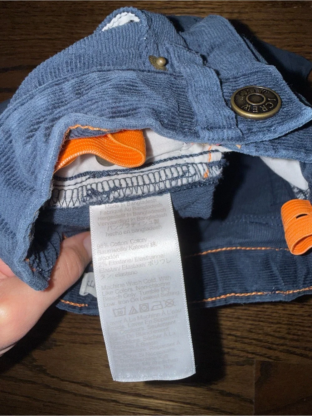 Crewcuts Navy Blue Corduroy Pants 3T